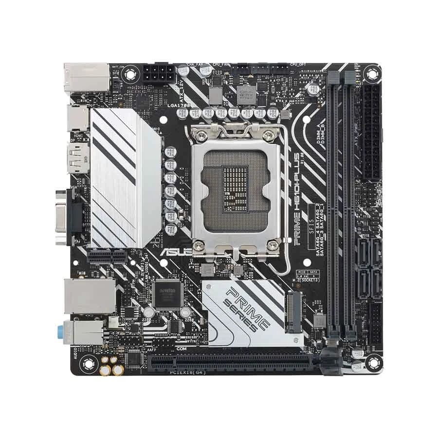 Asus PRIME H610I PLUS DDR5 12th13th14th Gen Intel LGA1700 Socket Mini ITX Motherboard