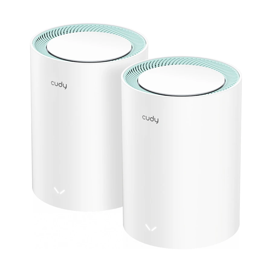 Cudy M1300 AC1200 Mbps Gigabit Dual-Band Mesh Wi-Fi 5 System (2-Pack)