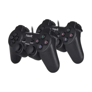 Havit HV G61 USB Black Double Game Pad With Vibration