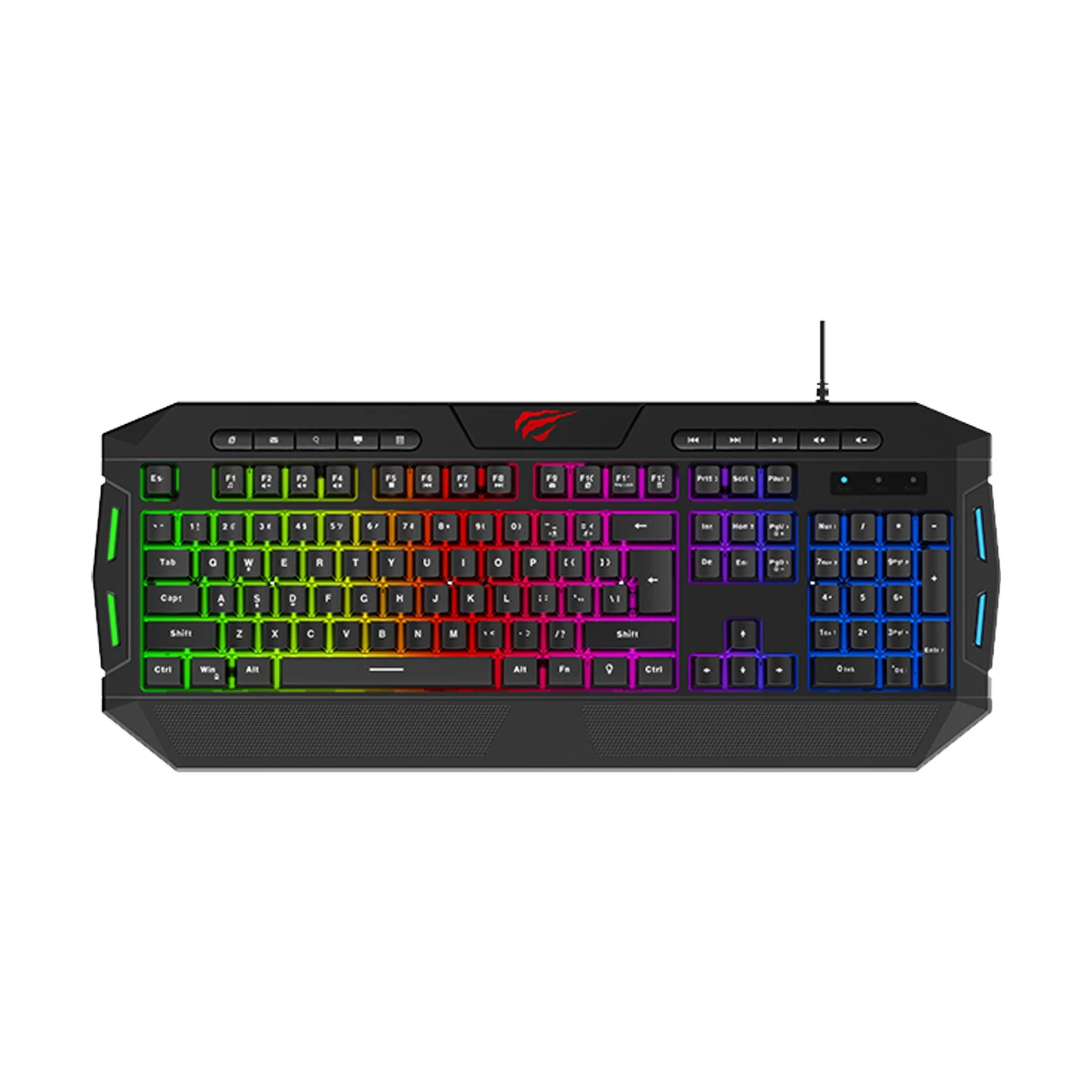 Havit HV KB501CM Wired Black Gaming Keyboard Mouse Headphones and Mouse Pad Combo 6