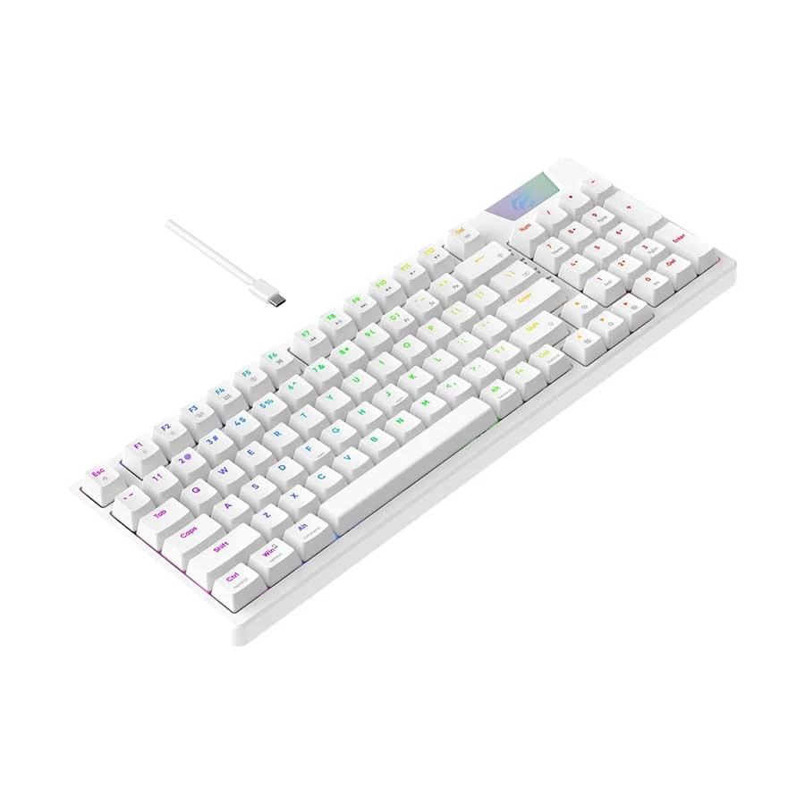 Havit KB885L RGB Backlit Red Switch White Wired Mechanical Gaming Keyboard 2