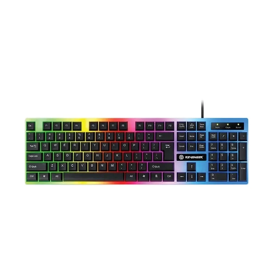 Revenger RKM 24G Black Wired Gaming Keyboard Mouse Combo 2