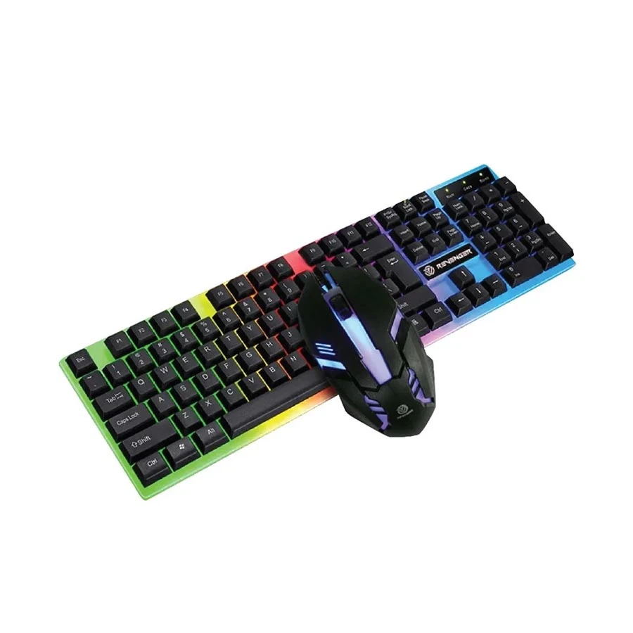 Revenger RKM 24G Black Wired Gaming Keyboard Mouse Combo