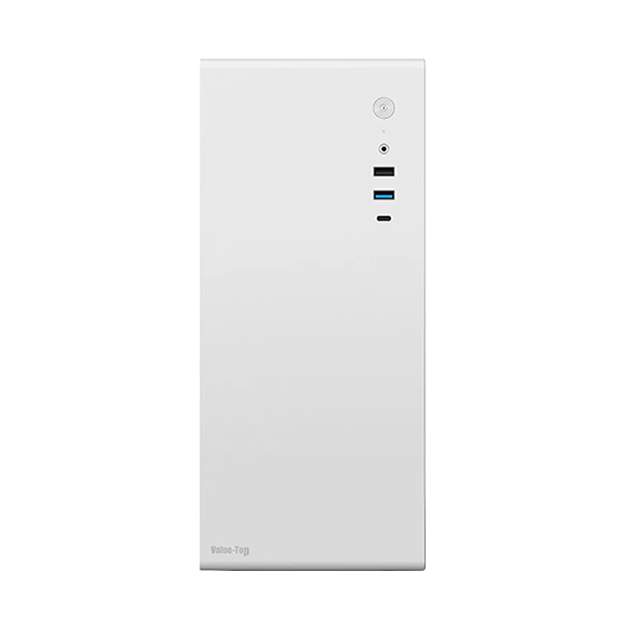 Value Top V100CW Mid Tower Micro-ATX White Desktop Casing with Standard PSU - Image 3