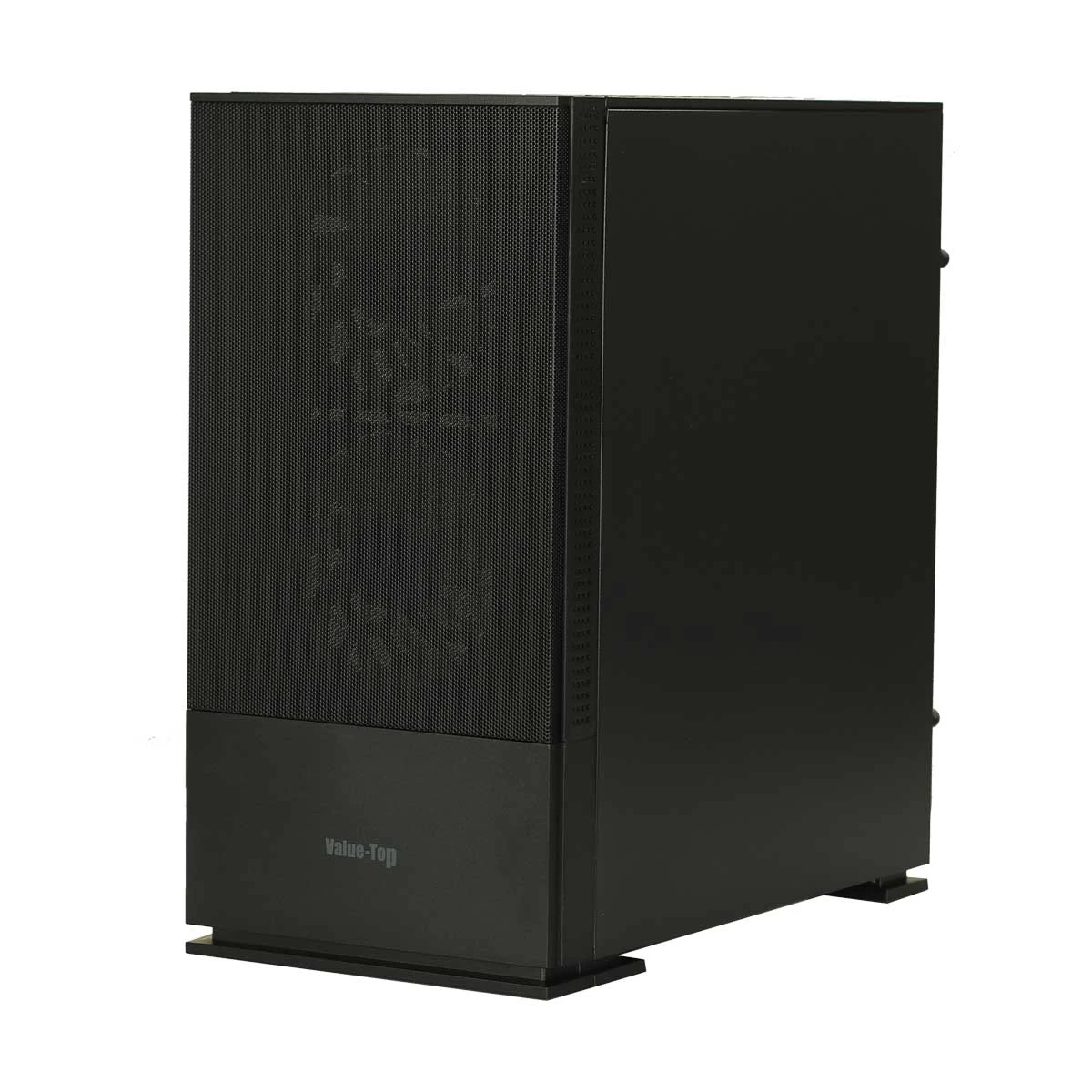Value Top VT-B701 Mini Tower Micro-ATX (Tempered Glass Side Window) Black Gaming Desktop Casing - Image 2