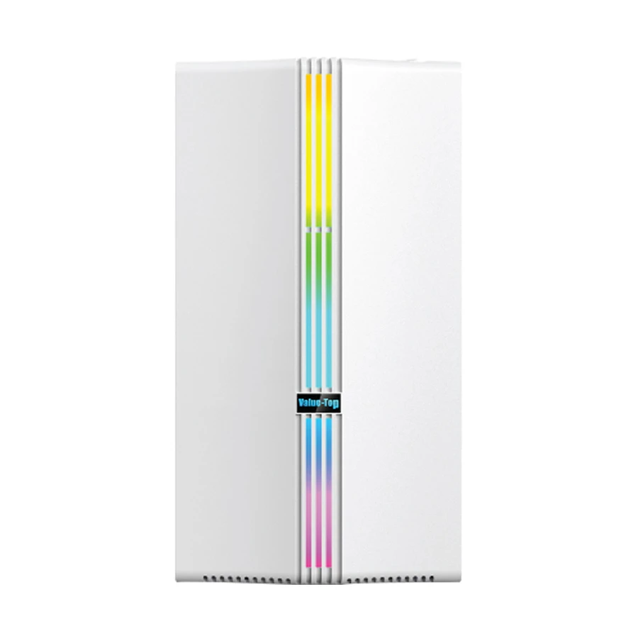 Value Top VT-M300W Mini Tower White Micro-ATX Desktop Casing With Standard PSU - Image 3