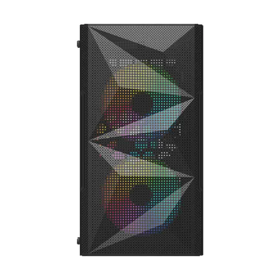 Value Top VT-M700 Mini Tower Micro-ATX (Tempered Glass Side Window) Black Gaming Desktop Casing With Standard PSU - Image 2