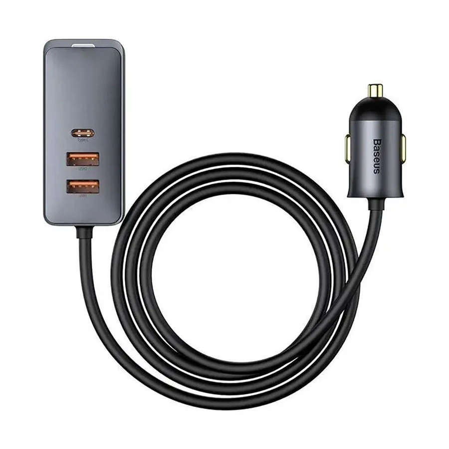 Baseus Share Together CCBT-A0G Dual USB & Dual USB-C 60W Car Fast Charger