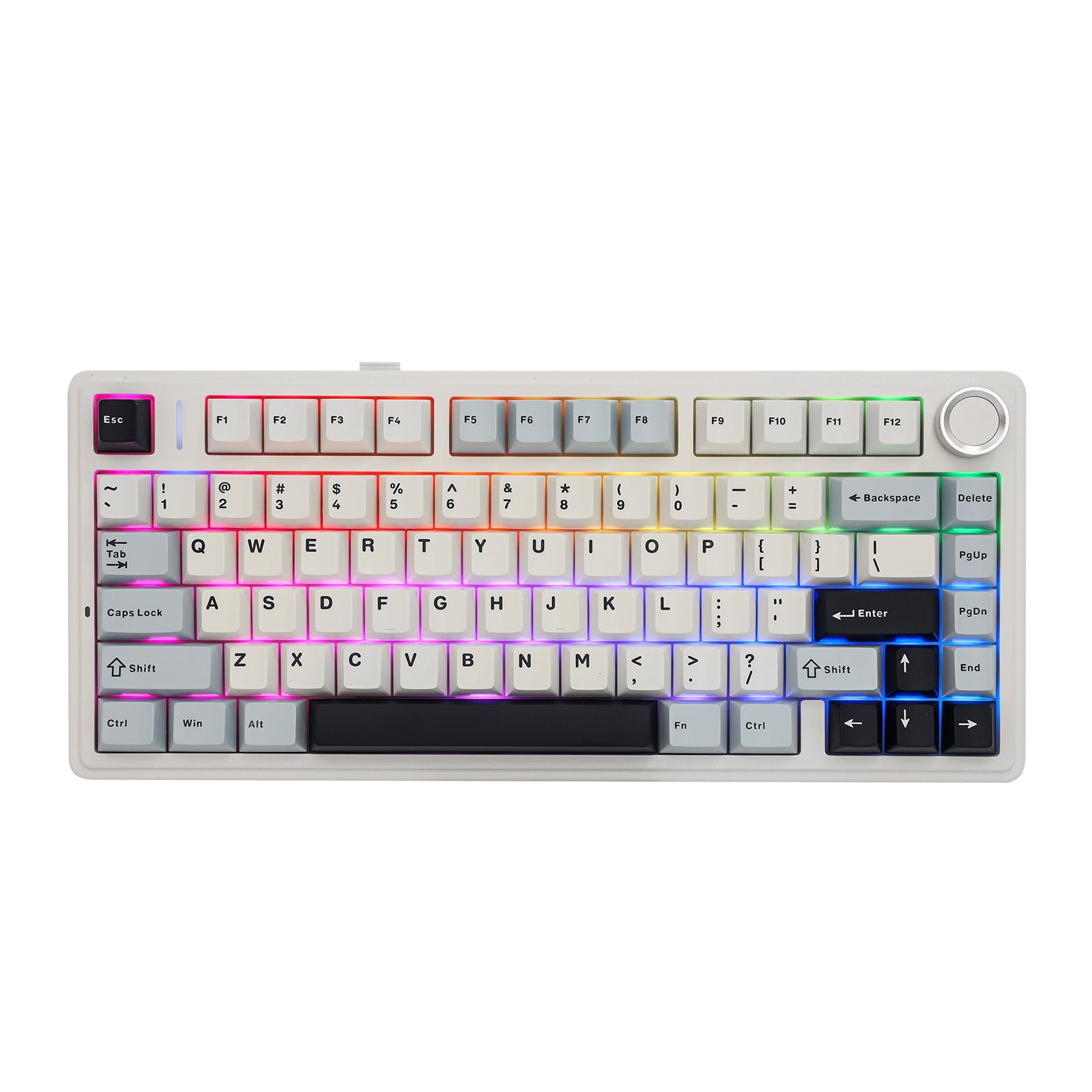 AULA F75 (Blue Switch) Wired White Mechanical Gaming Keyboard - Image 4