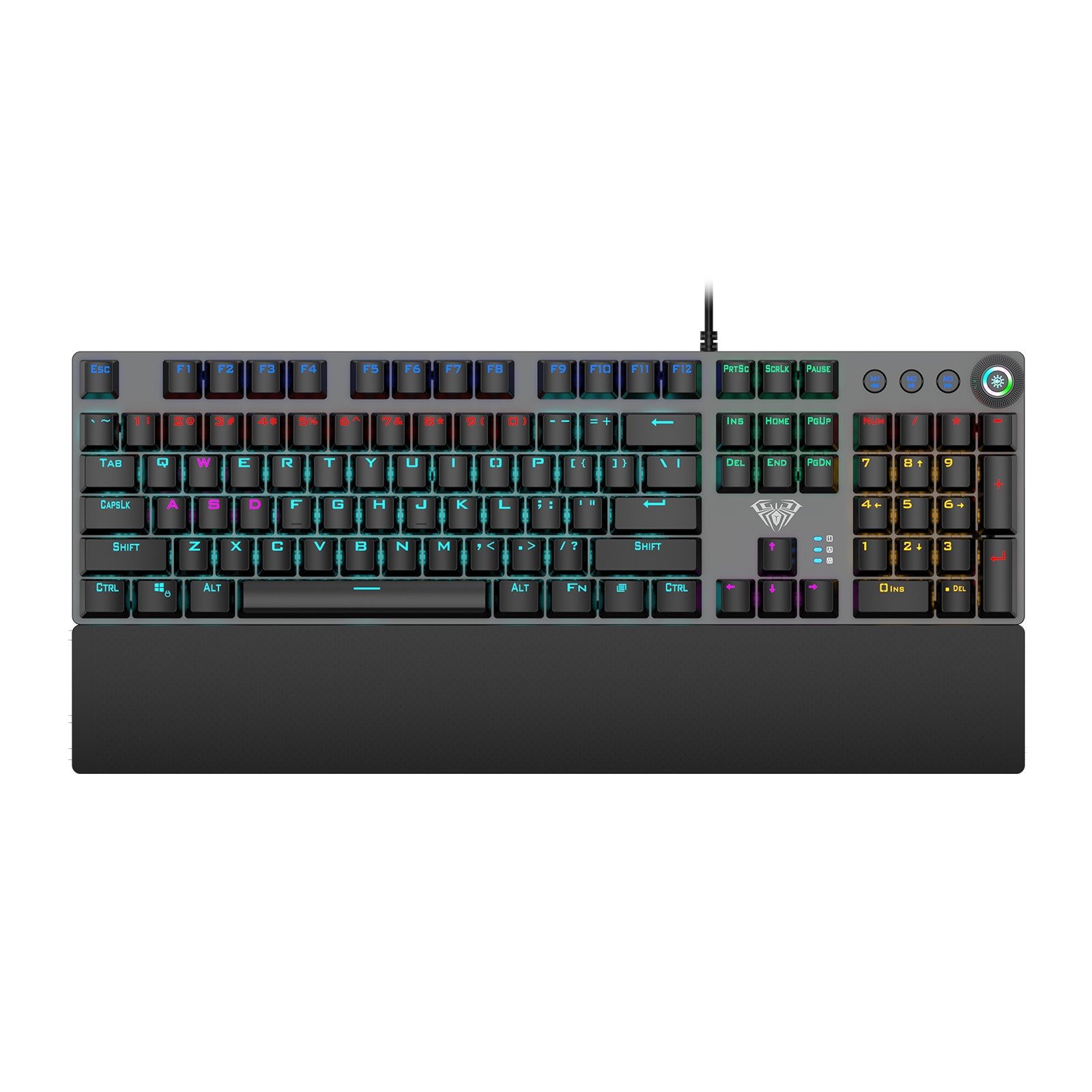 AULA F2058 (Blue Switch) Wired Black Mechanical Gaming Keyboard - Image 4