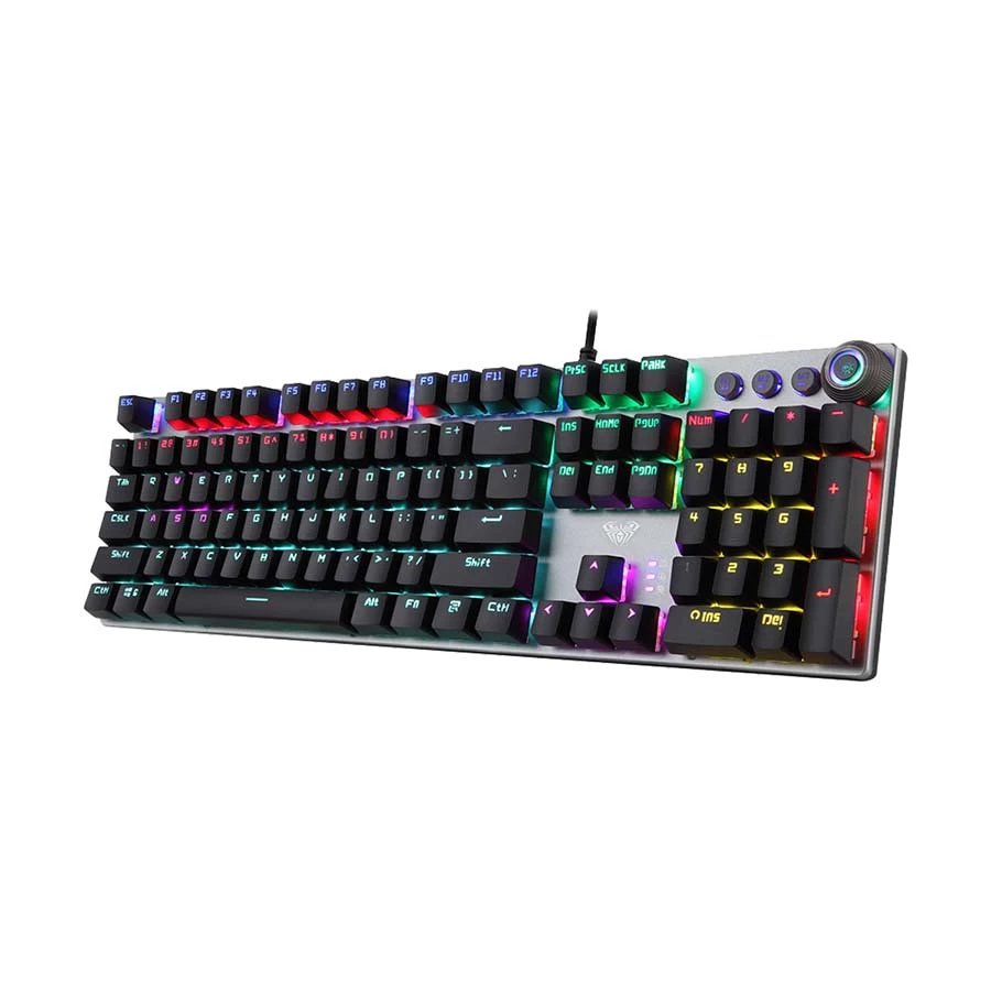 AULA F2058 (Blue Switch) Wired Black Mechanical Gaming Keyboard - Image 3