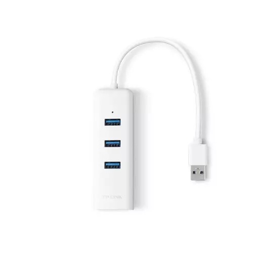 TP-Link UE330 USB 3.0 3-Port HUB and Gigabit Ethernet Adapter 2 IN 1 USB Adapter – UE330 (1)