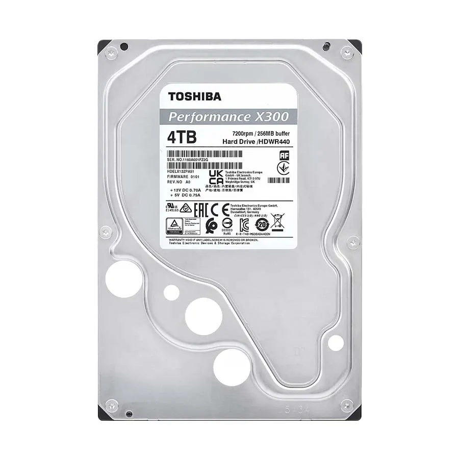 Toshiba X300 Performance 4TB 3.5 Inch SATA 7200RPM Desktop HDD - Image 2