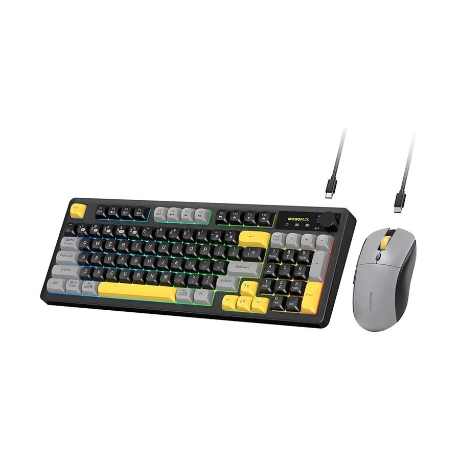 Micropack KM-270W Black Wireless Keyboard & Mouse Combo
