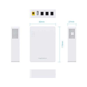 MARSRIVA ET3 8400mAh Smart Mini DC UPS for Router